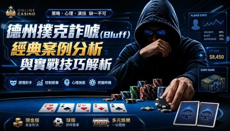 德州撲克詐唬（Bluff）經典案例分析与实战技巧解析