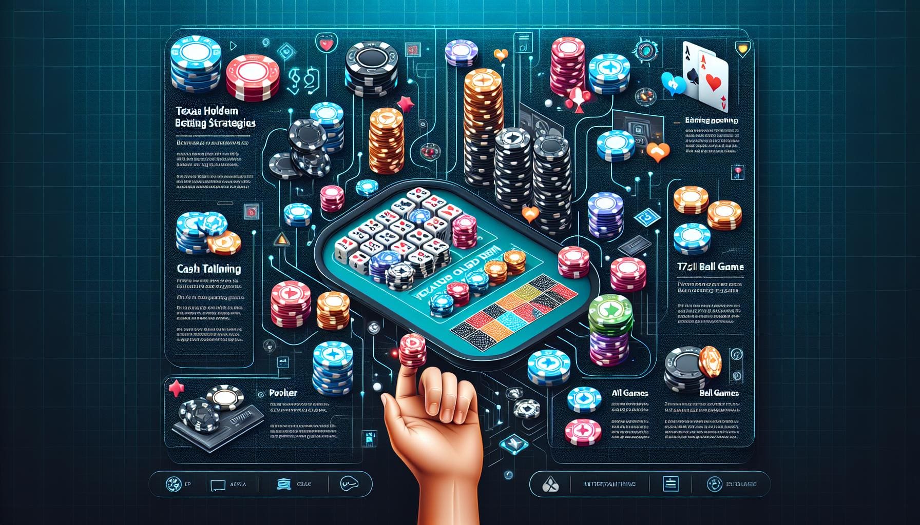 德州扑克下注策略详解，新手必看下注技巧与不同筹码实用攻略